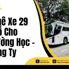 Thuê Xe 29 Chỗ Cho Trường Học – Công Ty