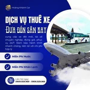 Dịch vụ xe đưa đón sân bay Tp. Hồ Chí Minh