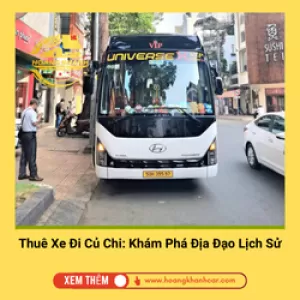 Thuê Xe Đi Củ Chi: Khám Phá Địa Đạo Lịch Sử