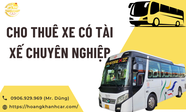 Cho Thuê Xe Có Tài Xế Chuyên Nghiệp – Giải Pháp Di Chuyển An Toàn, Tiện Nghi Và Đẳng Cấp