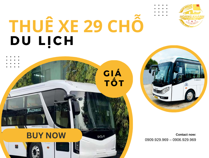 Thuê Xe 29 Chỗ Du Lịch Giá Tốt