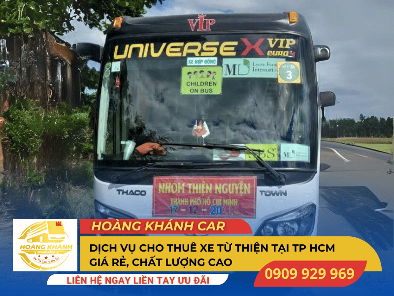 thuê xe du lịch đi từ thiện - ảnh 2