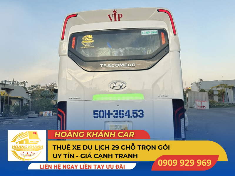 Cho Thuê Xe Du Lịch 29 Chỗ Giá Rẻ Tại TPHCM