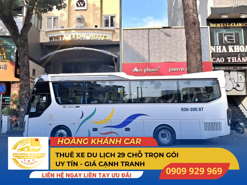 Cho Thuê Xe Du Lịch 29 Chỗ Giá Rẻ Tại TPHCM