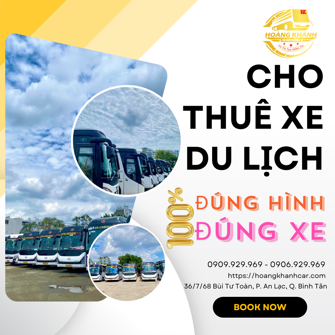Quy trình thuê xe đưa đón nhân viên tại DU LỊCH HOÀNG KHÁNH